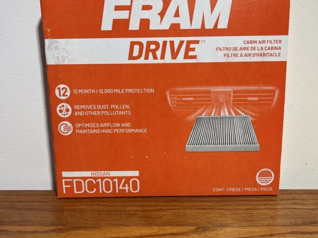 FRAM FDC10140 Cabin Air Filter for Infiniti, Mitsubishi & Nissan Models (2000–2025)